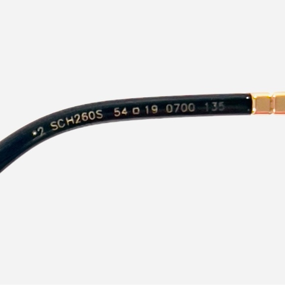 🆕 New/Authentic Chopard Black Cat Eye Sunglasses ▪️ SCH260S 700 ▪️ 54-19-135 - Picture 12 of 14